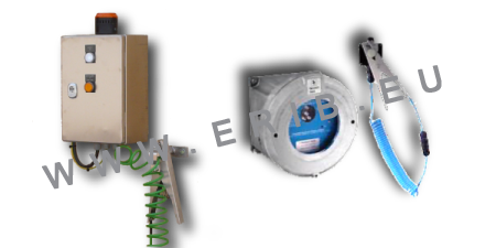 Coffret de dépotage avec alarme, système de mise à la terre